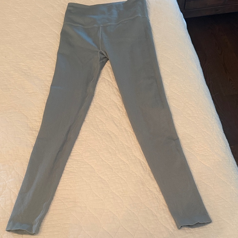 Tavi Ribbed Leggings in Light Blue